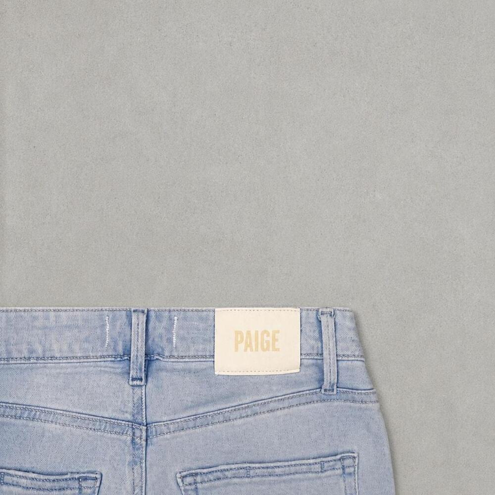 PAIGE Cindy Crop High Rise Straight Leg Jeans Light Wash Size 24 - Picture 6 of 6